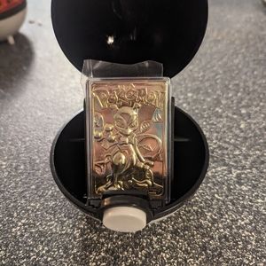 Mewtwo 23k Gold Pokemon card